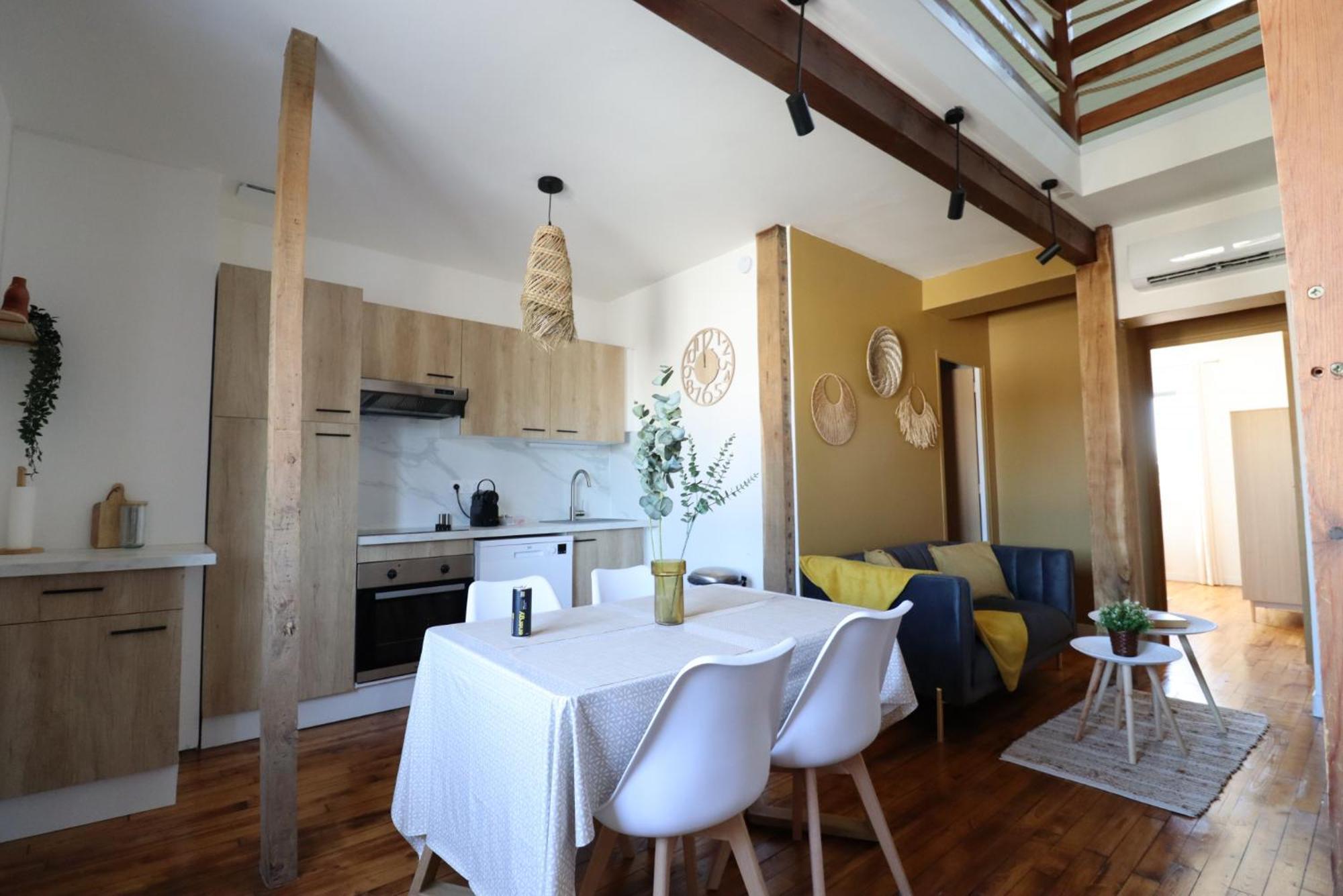 Le Boho - Charmant T3 Avec Climatisation Et Fibre Bergerac Phòng bức ảnh